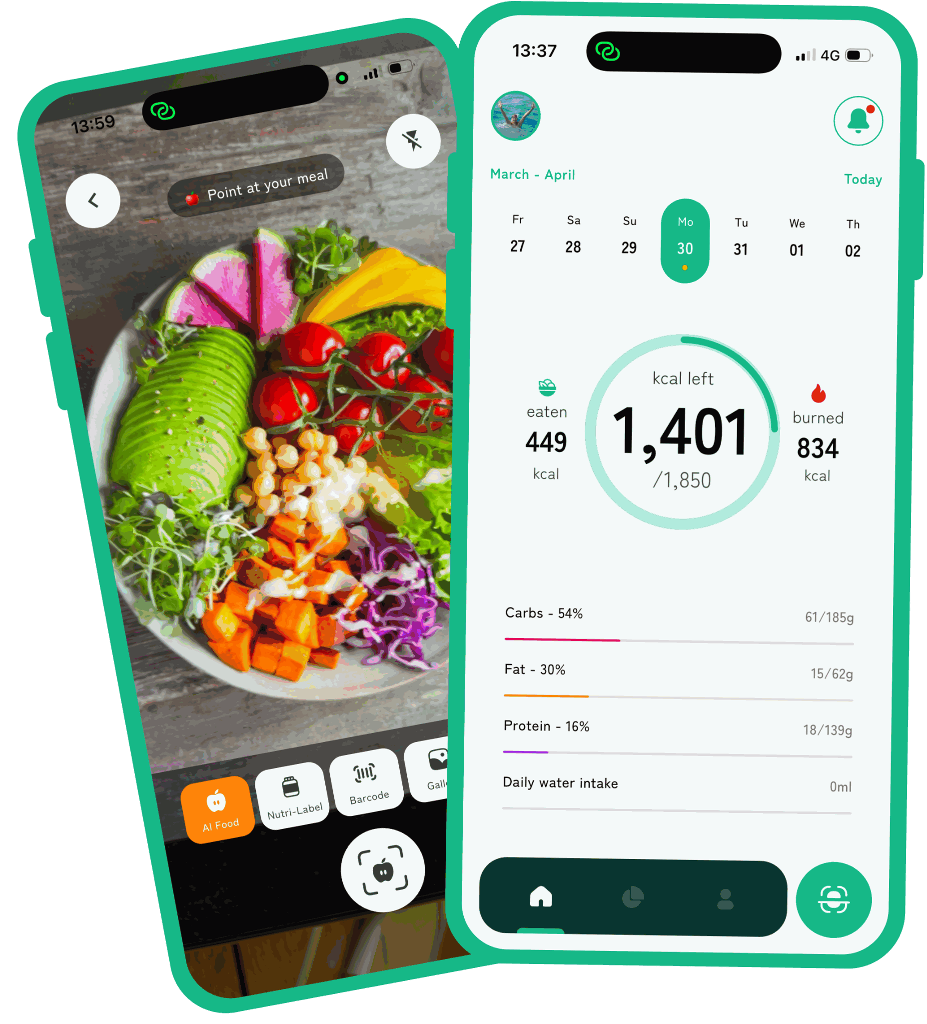 CaloWise app